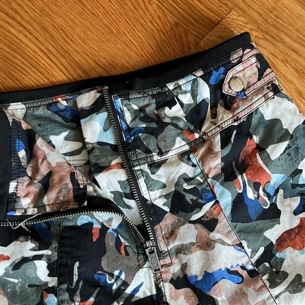 NWT Free People Movement My Boo Pant Camo Cargo Zipper Size XS